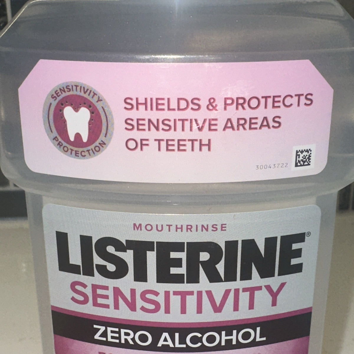 Listerine Mouth Rinse Sensitivity Zero Alcohol 24 Hour Relief Fresh Mint 6 Pack
