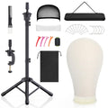 Adjustable Wig Stand with Mannequin Head for Styling & Display