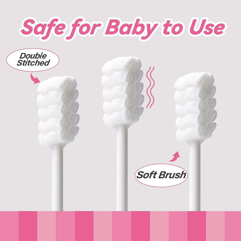 Disposable Baby Toothbrush 100 Pack for Infant Oral Care and Gums