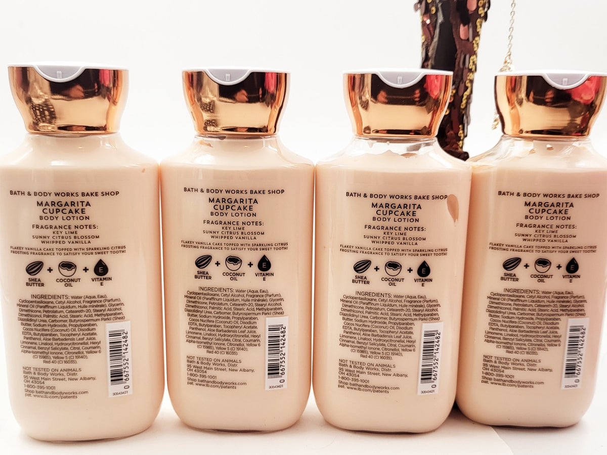 Bath & Body Works Margarita Cupcake Shea Body Lotion Set - 8 oz x3