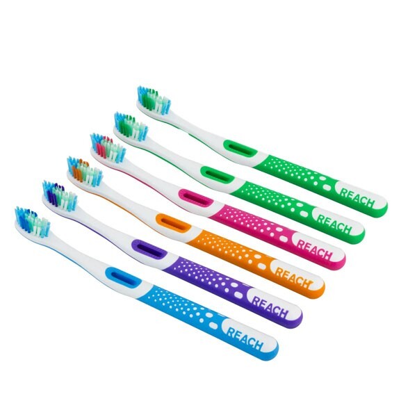 Adult Soft Floss-Clean Toothbrush Pack of 6 | Deep Plaque Removal