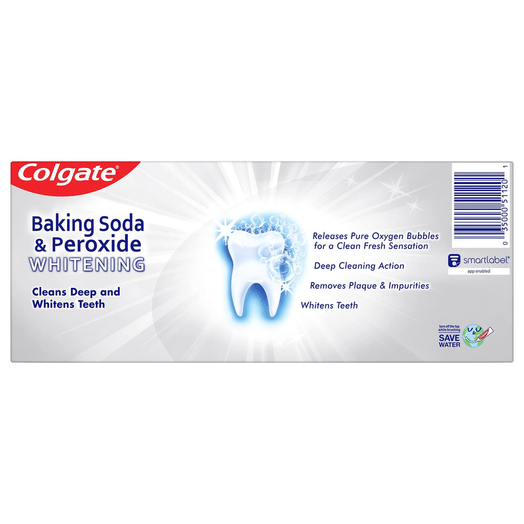 Whitening Toothpaste with Baking Soda & Peroxide - 6oz Pack of 2