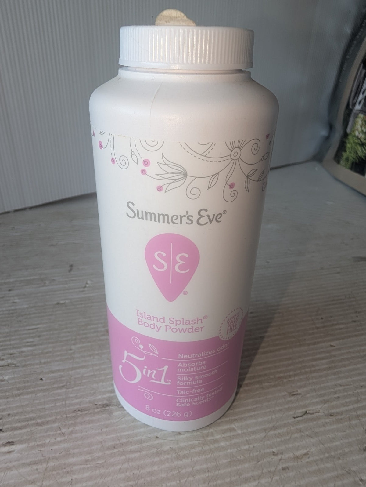 Summer's Eve Island Splash Body Powder - 8 oz Moisturizing Body Powder