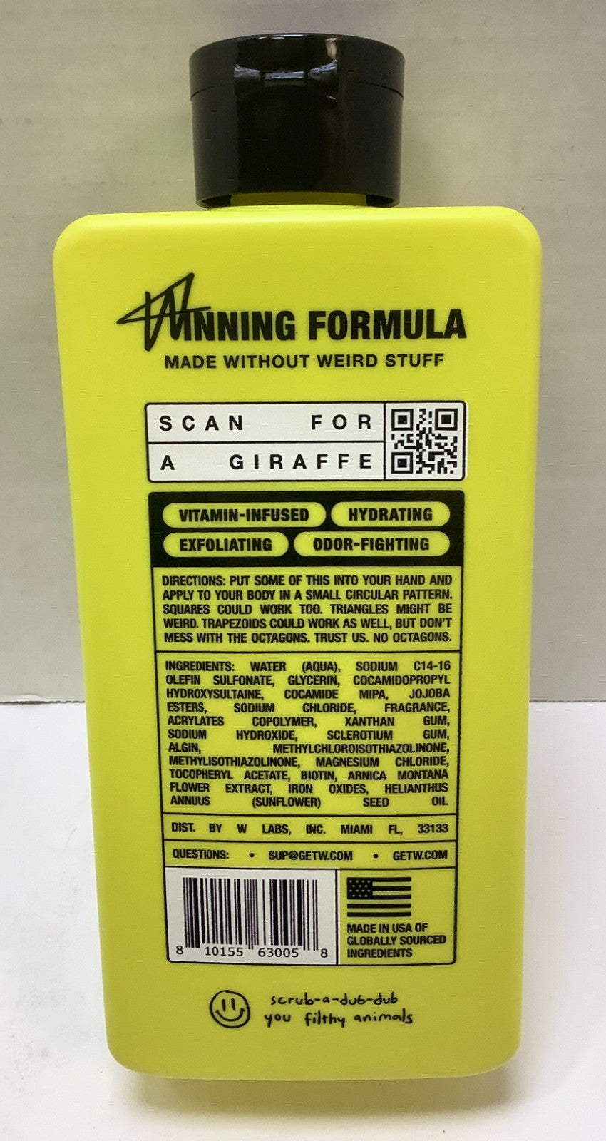 Vitamin Infused Body Wash Pack - Original Scent 18oz 4 Pack