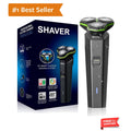 Men's Electric Shaver with 3D Floating Head, Detachable Magnetic Blade, Type-C Charging