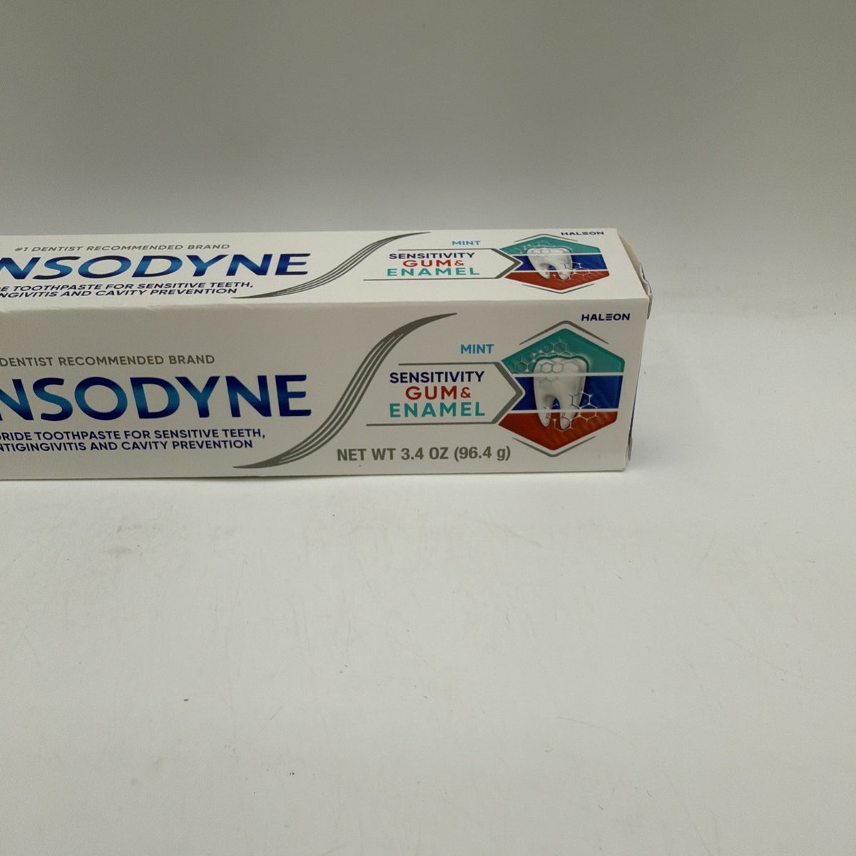 Sensodyne Toothpaste for Sensitive Gums & Enamel Mint 3.4oz