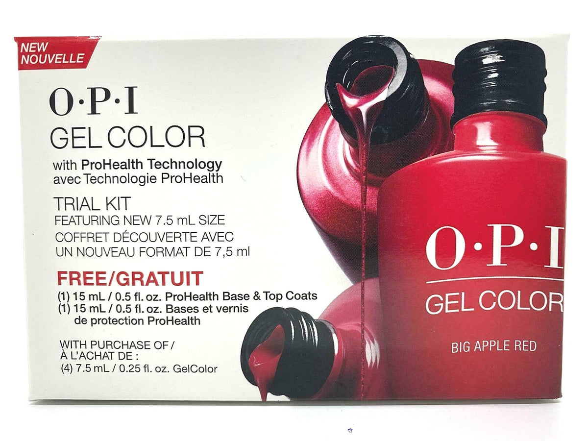 OPI GelColor Nail Polish Trial Kit with Base & Top Coat - 6 Colors
