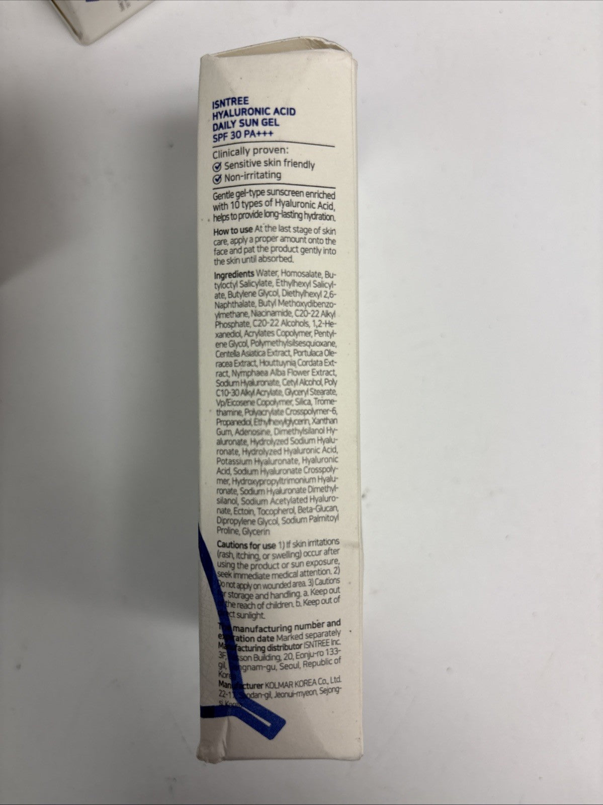 Hyaluronic Acid Daily Sun Gel SPF30 PA+++ 50ml - Hydrating Sun Protection