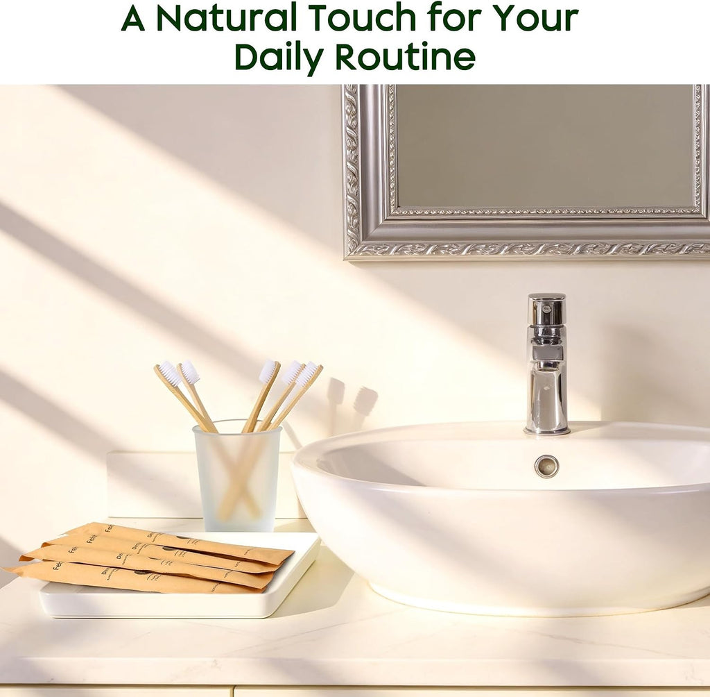 Individually Wrapped Guest Dental Kit with Toothbrush and Toothpaste for Hotel & Travel