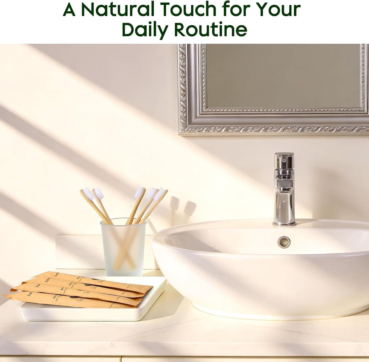 Individually Wrapped Guest Dental Kit with Toothbrush and Toothpaste for Hotel & Travel