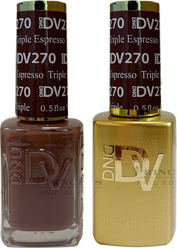 DND Duo Diva Gel & Nail Lacquer - Triple Espresso 270 Shades