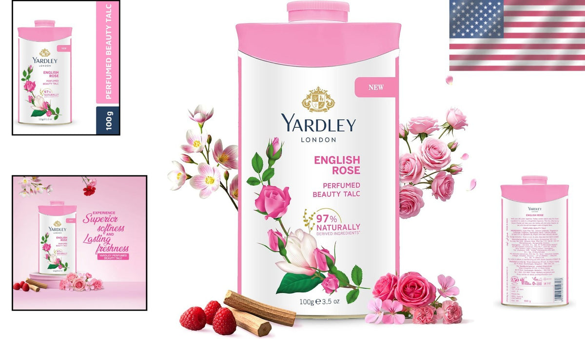 Gentle Lavender Rose Talc 100g - Refreshing Body Powder for Daily Use