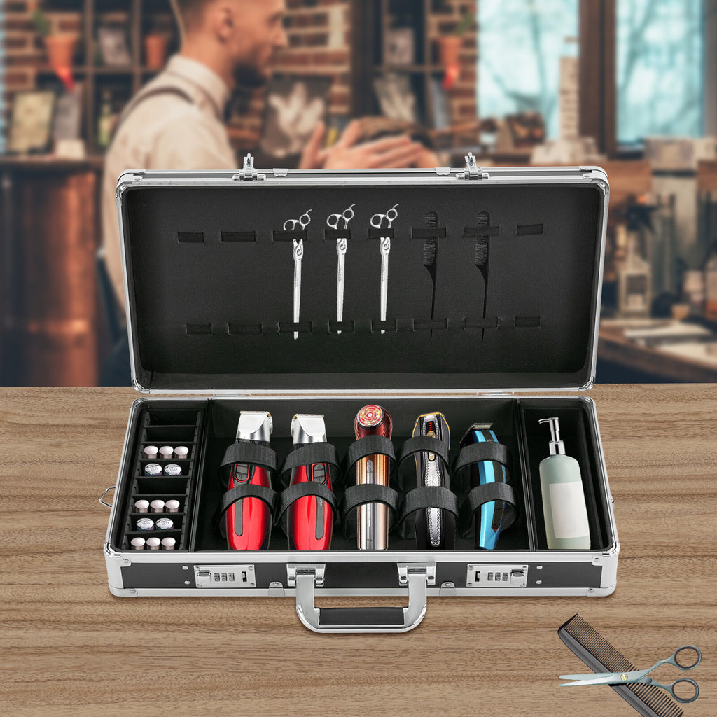 Salon Barber Shear Case Hair Stylist Tool Organizer Travel Carry Box