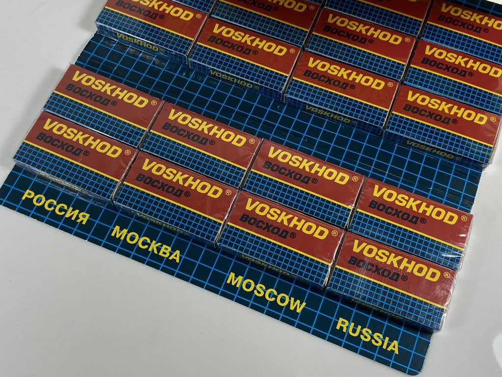 Voskhod Double Edge Safety Razor Blades 100 Pack Made in Russia