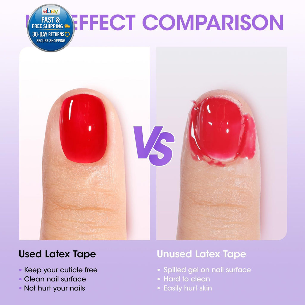 Liquid Latex for Nails 2 Pack, Peel Off Barrier for Nail Art, 1 Fl Oz