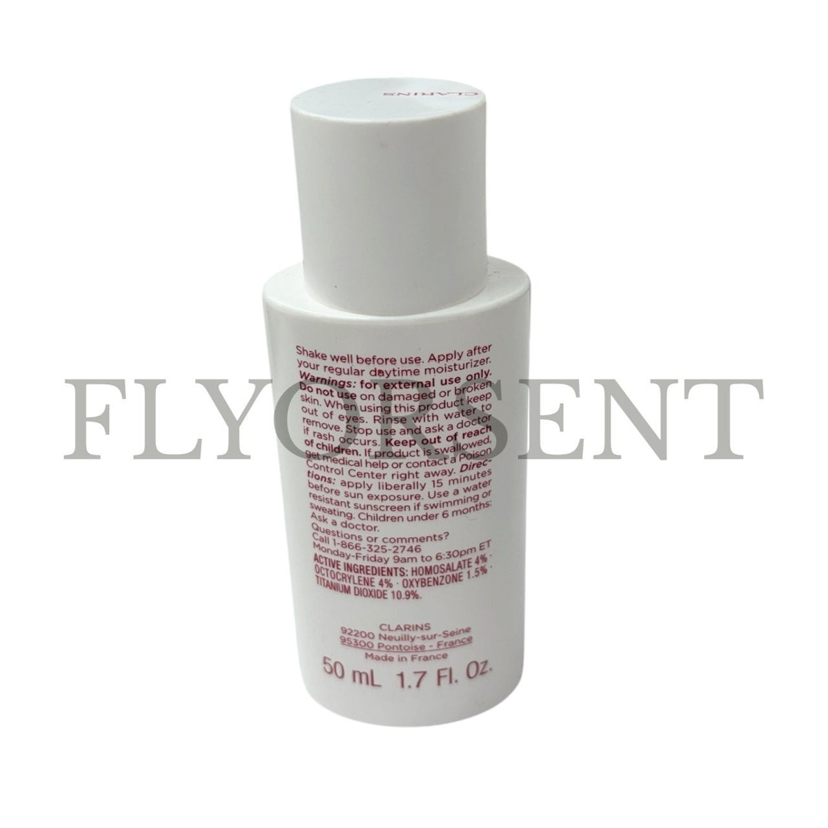 Clarins SPF 50 Sunscreen with Pollution Protection 50ml - Broad Spectrum Face Sunscreen