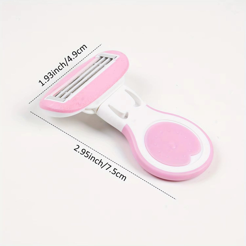 Women Manual Razor Hair Remover for Legs & Armpits with Soap Head - Unbranded