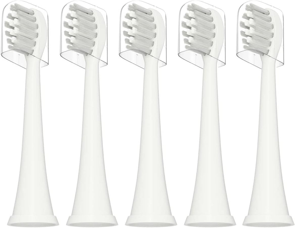 Electric Toothbrush Replacement Heads - 5 Pack, White