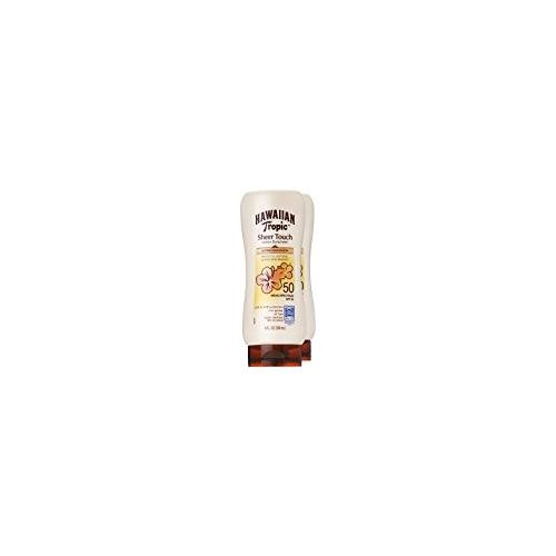 SPF 50 Sunscreen Lotion Pack - Hawaiian Tropic Sheer Touch, 8 Oz