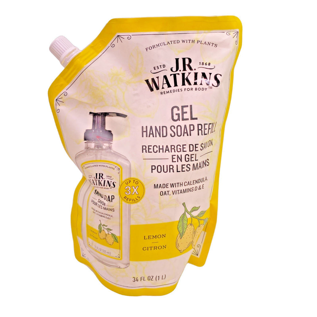 Liquid Hand Soap Refill Lemon Scent with Calendula & Oat - 34 fl oz