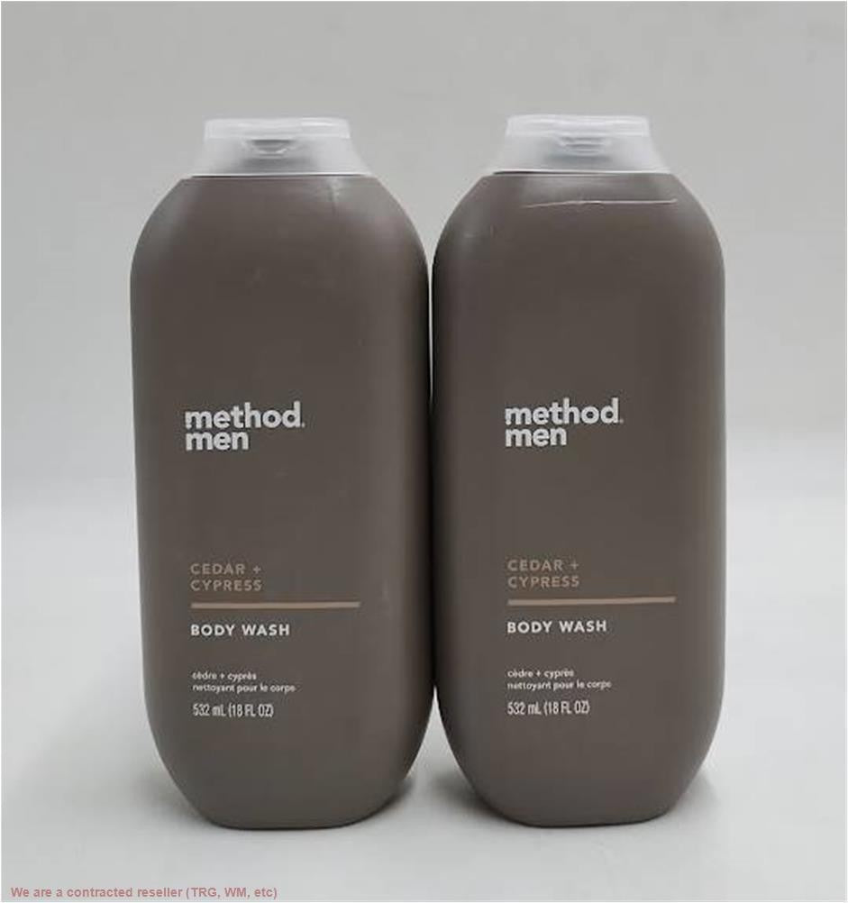 Men's Cedar & Cypress Body Wash - Paraben-Free, Moisturizing, 18 fl oz
