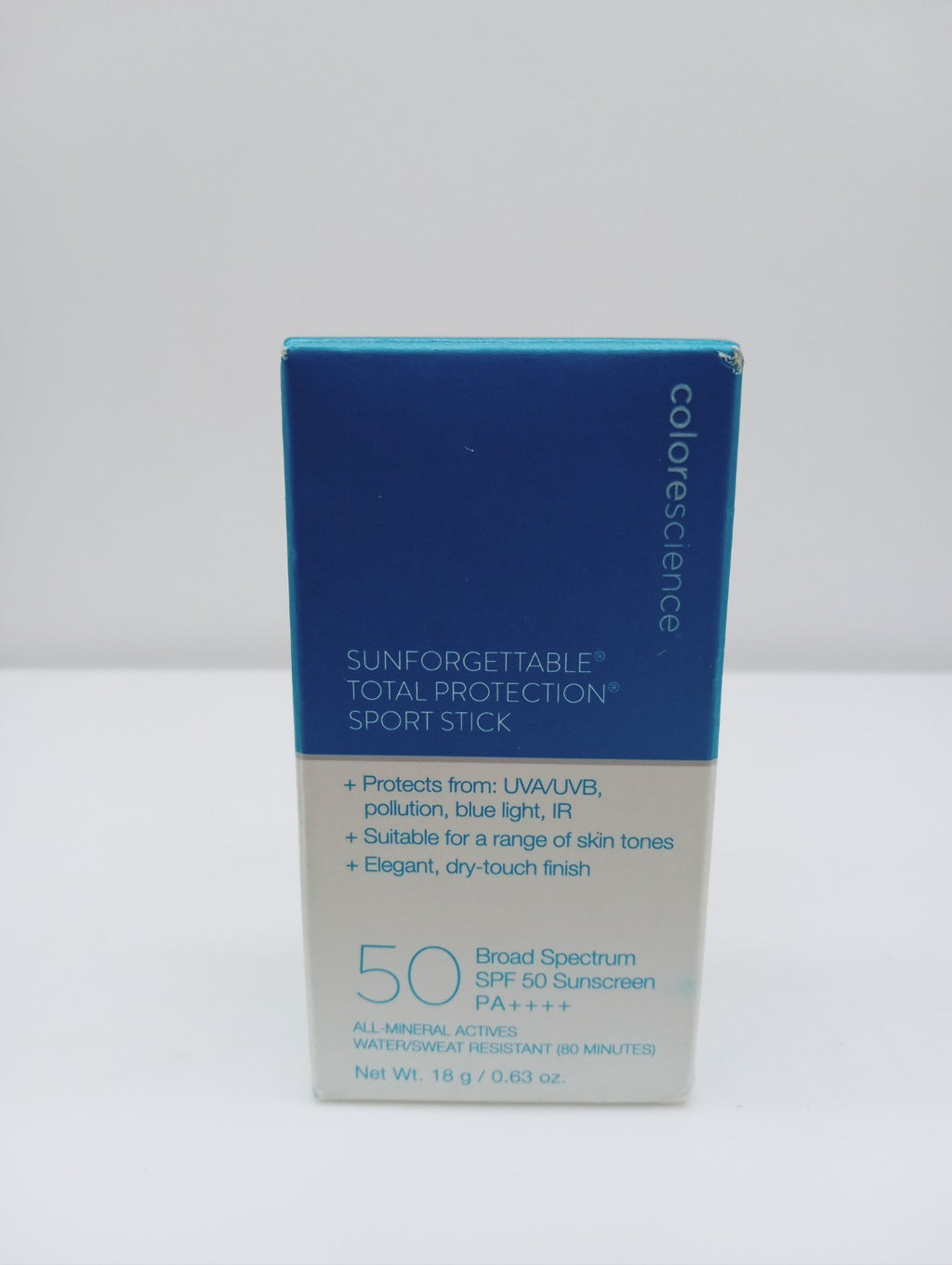 SPF 50 Sport Stick Sunscreen - Total Protection, Water-Resistant, 18g