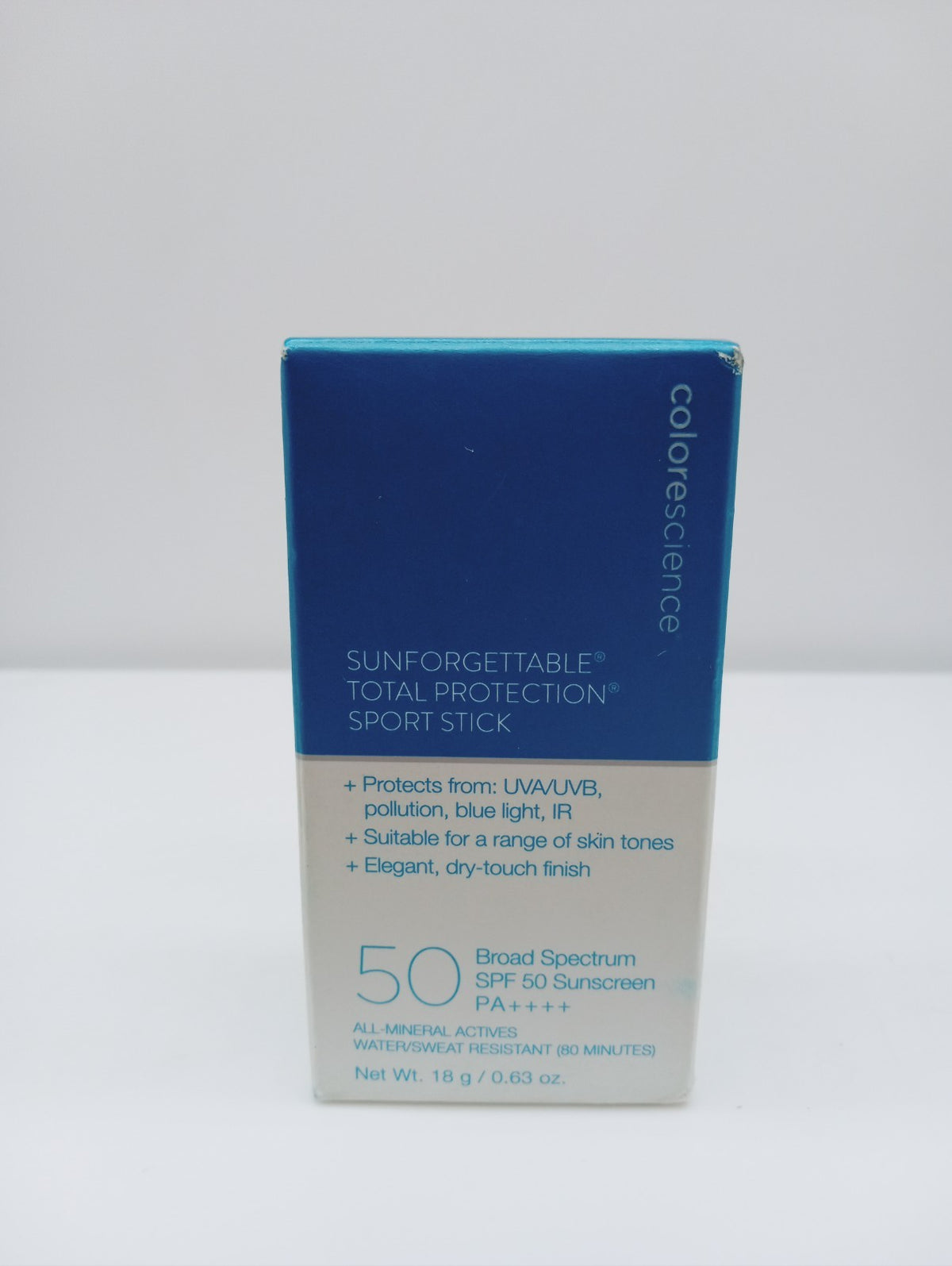SPF 50 Sport Stick Sunscreen - Total Protection, Water-Resistant, 18g