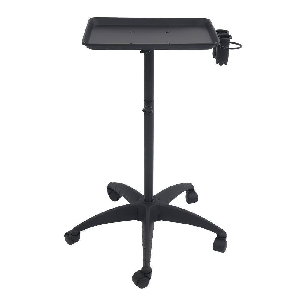 Adjustable Salon Trolley Cart with Removable Service Tray for Hair & Beauty