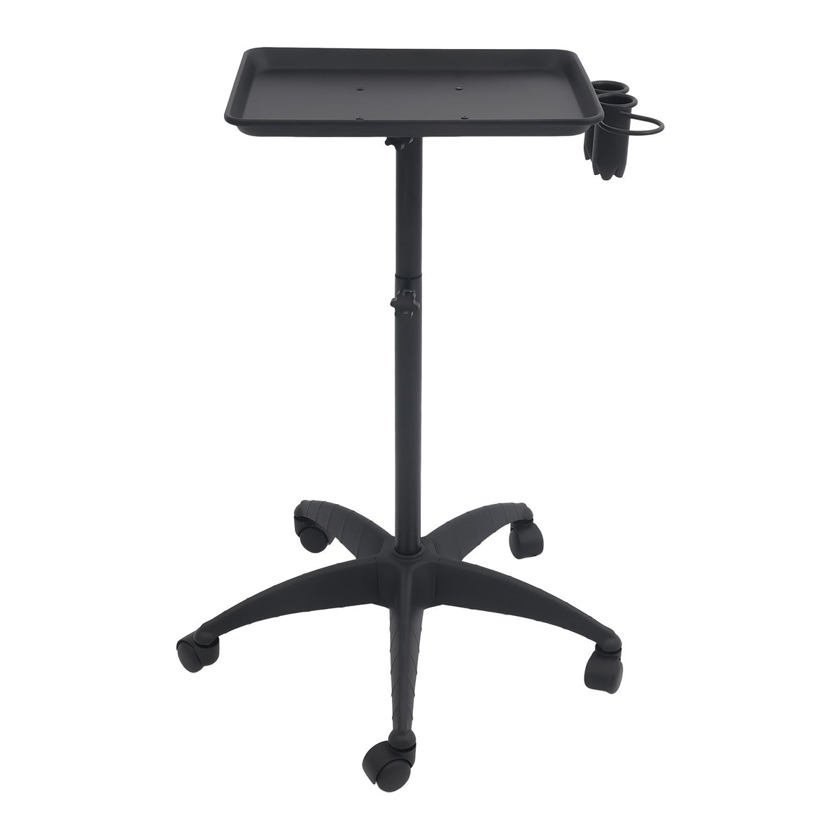 Adjustable Salon Trolley Cart with Removable Service Tray for Hair & Beauty
