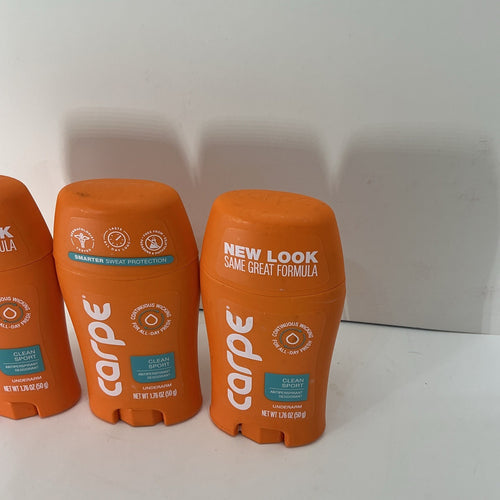 (Lot of 3) Carpe Antiperspirant Underarm Lotion - Clean Sport 1.76 oz /50g