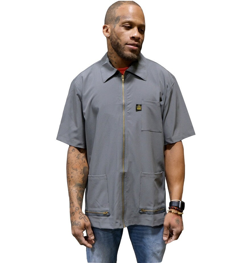 Professional Barber Jacket for Men - Durable, Water & Hair Resistant Smock