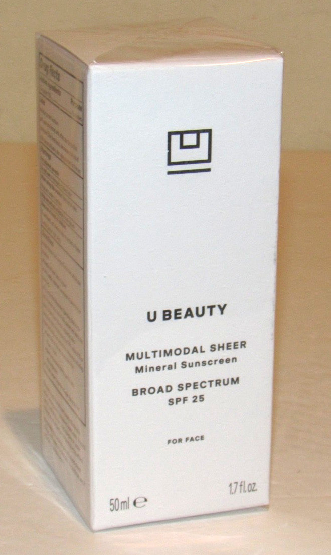 Mineral Sunscreen SPF 25 - Sheer Broad Spectrum Face Sunscreen 1.7 Oz