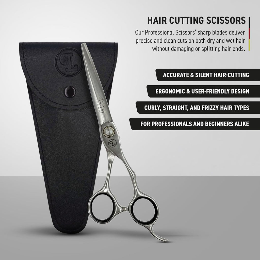 Pius Lang 6.5” Hair Cutting Scissors - Professional Shears for Beginners