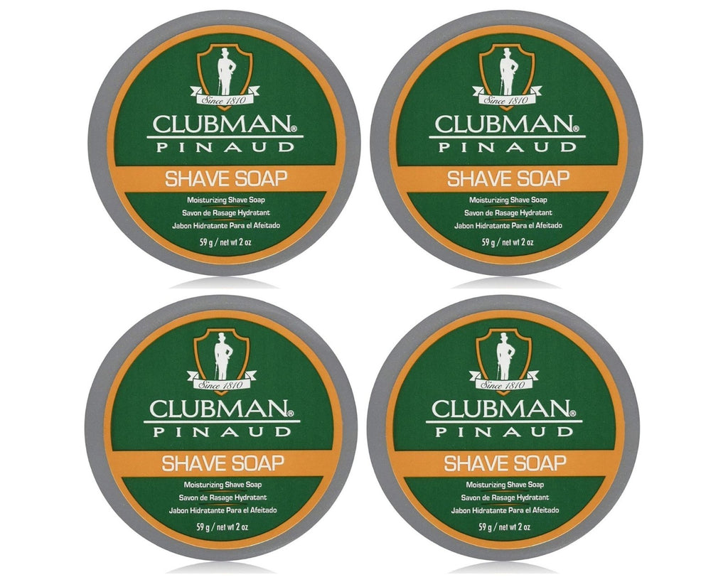 Moisturizing Shave Soap Set - Zero Razor Burn - 4 Pack 2oz Each