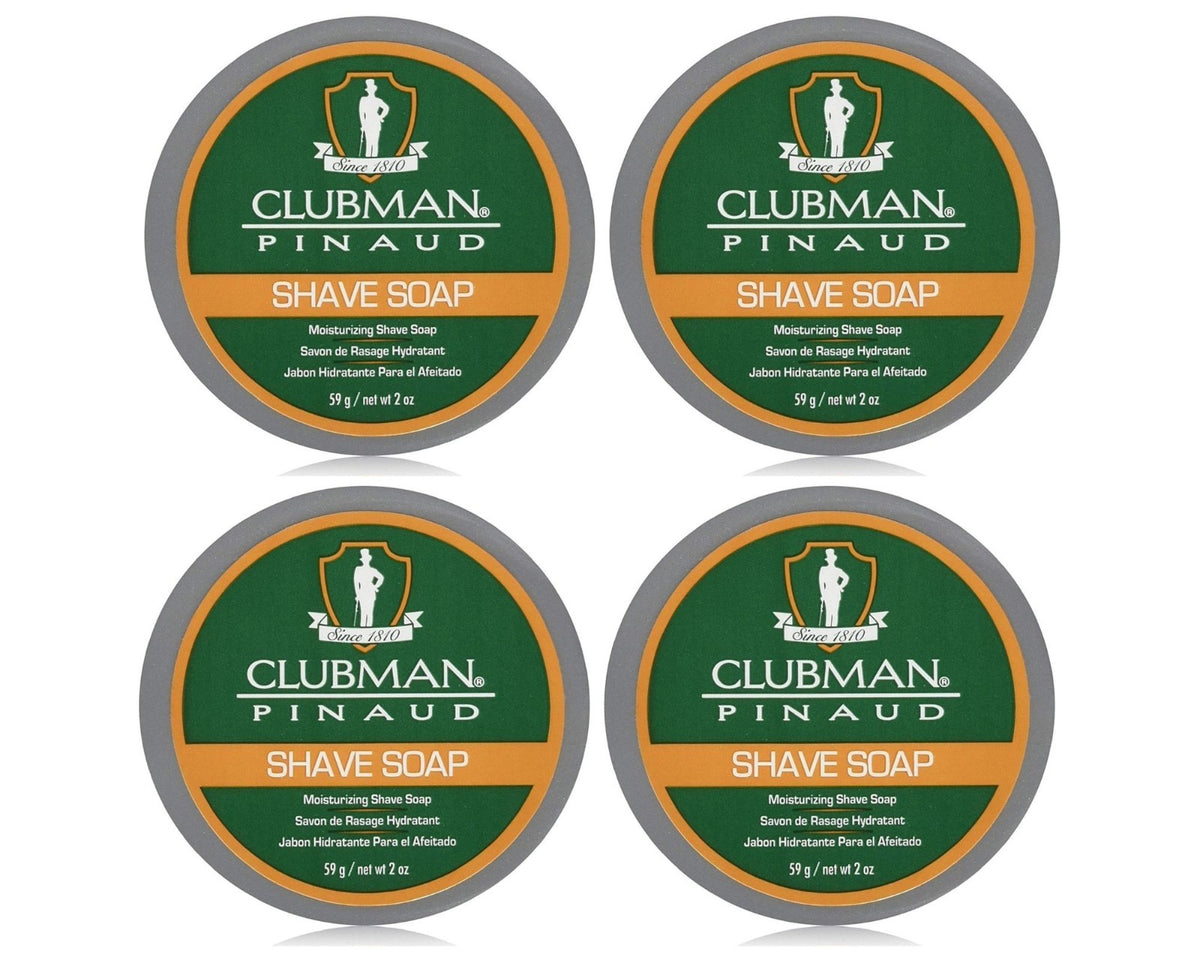 Moisturizing Shave Soap Set - Zero Razor Burn - 4 Pack 2oz Each