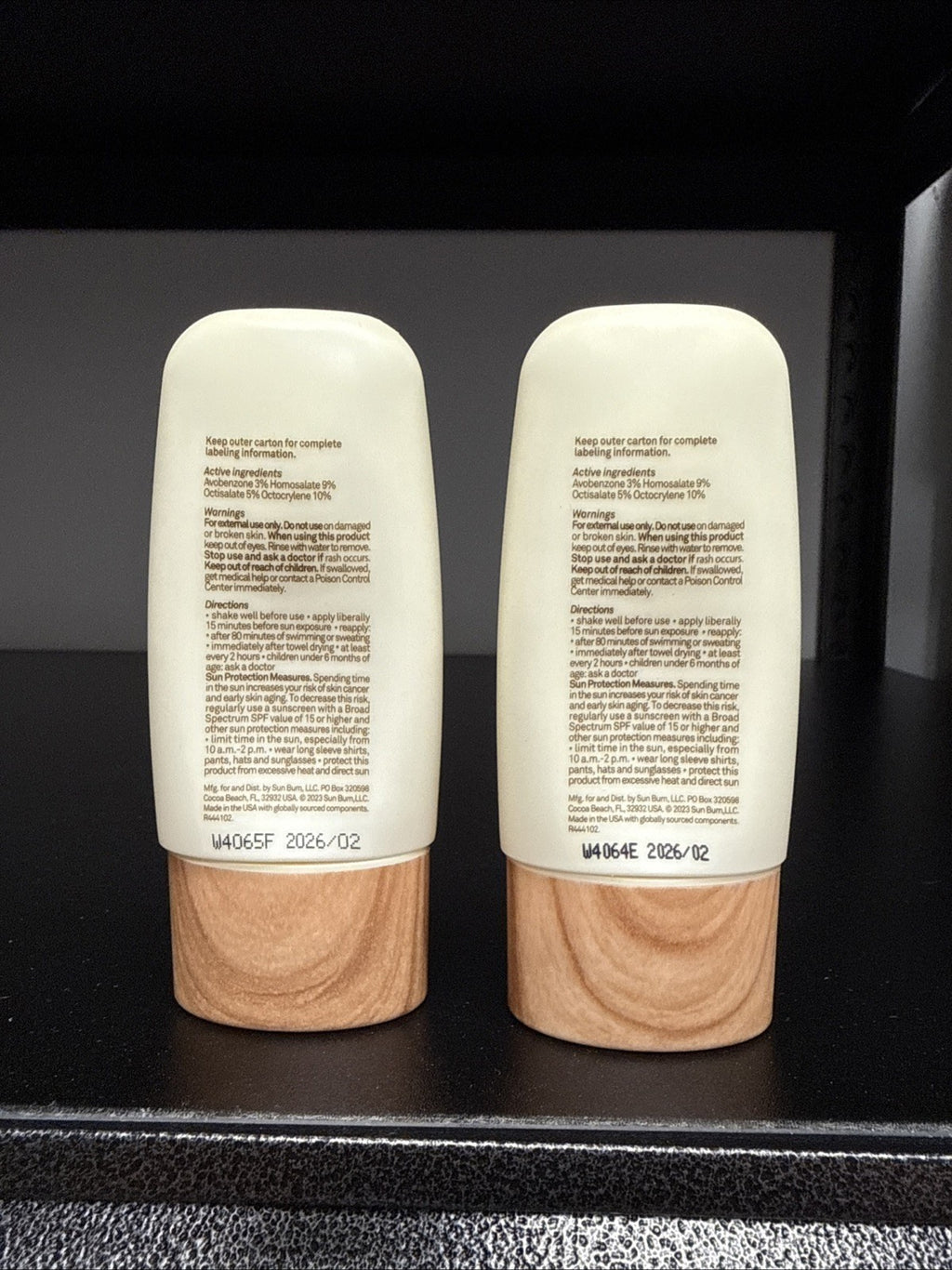 Sun Bum SPF 50 Gel Sunscreen Moisturizer 1.7oz Lot of 2, Broad Spectrum UV Protection