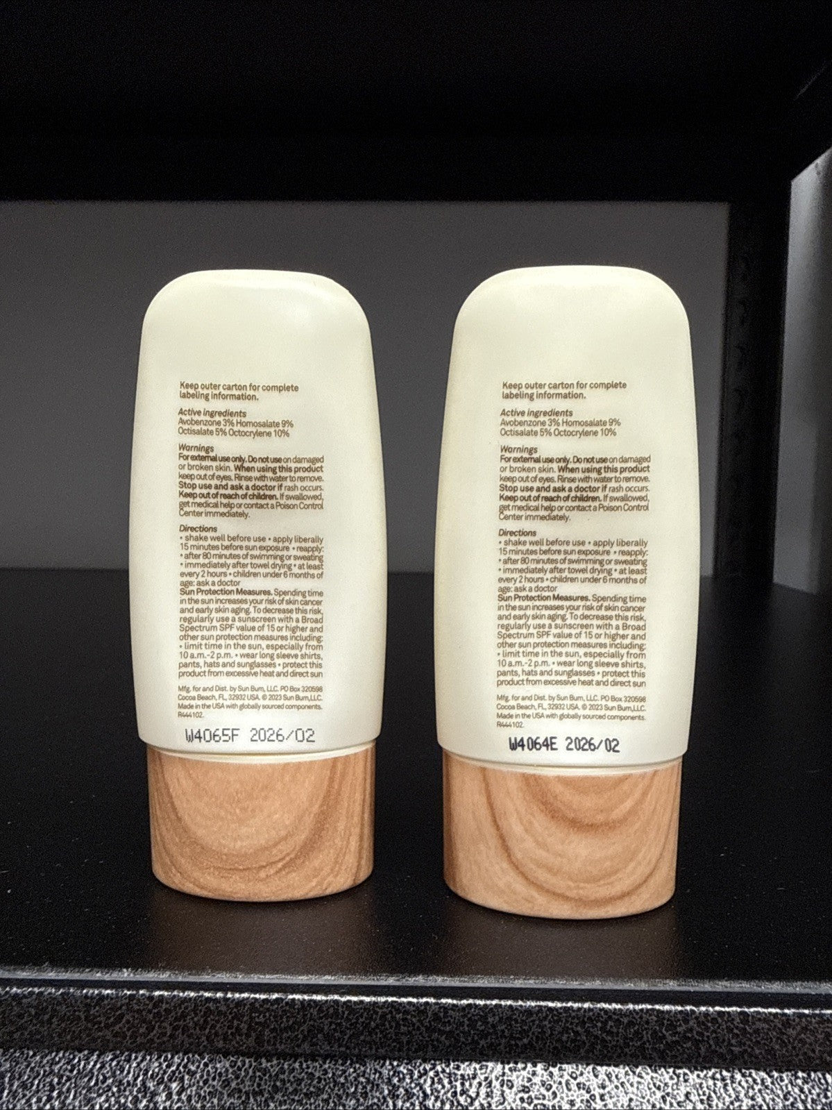 Sun Bum SPF 50 Gel Sunscreen Moisturizer 1.7oz Lot of 2, Broad Spectrum UV Protection