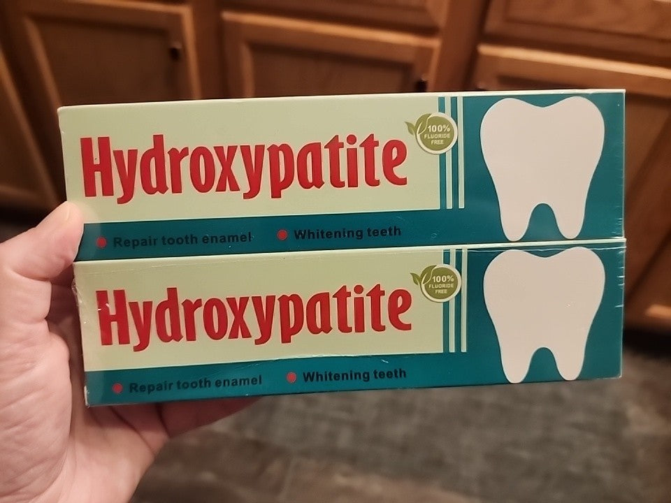 Fluoride-Free Toothpaste with Hydroxyapatite - Repairs Enamel