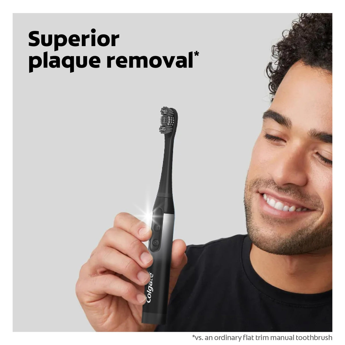 Colgate 360 Battery Powered Toothbrush Refills - Soft, Black, 2 Pack