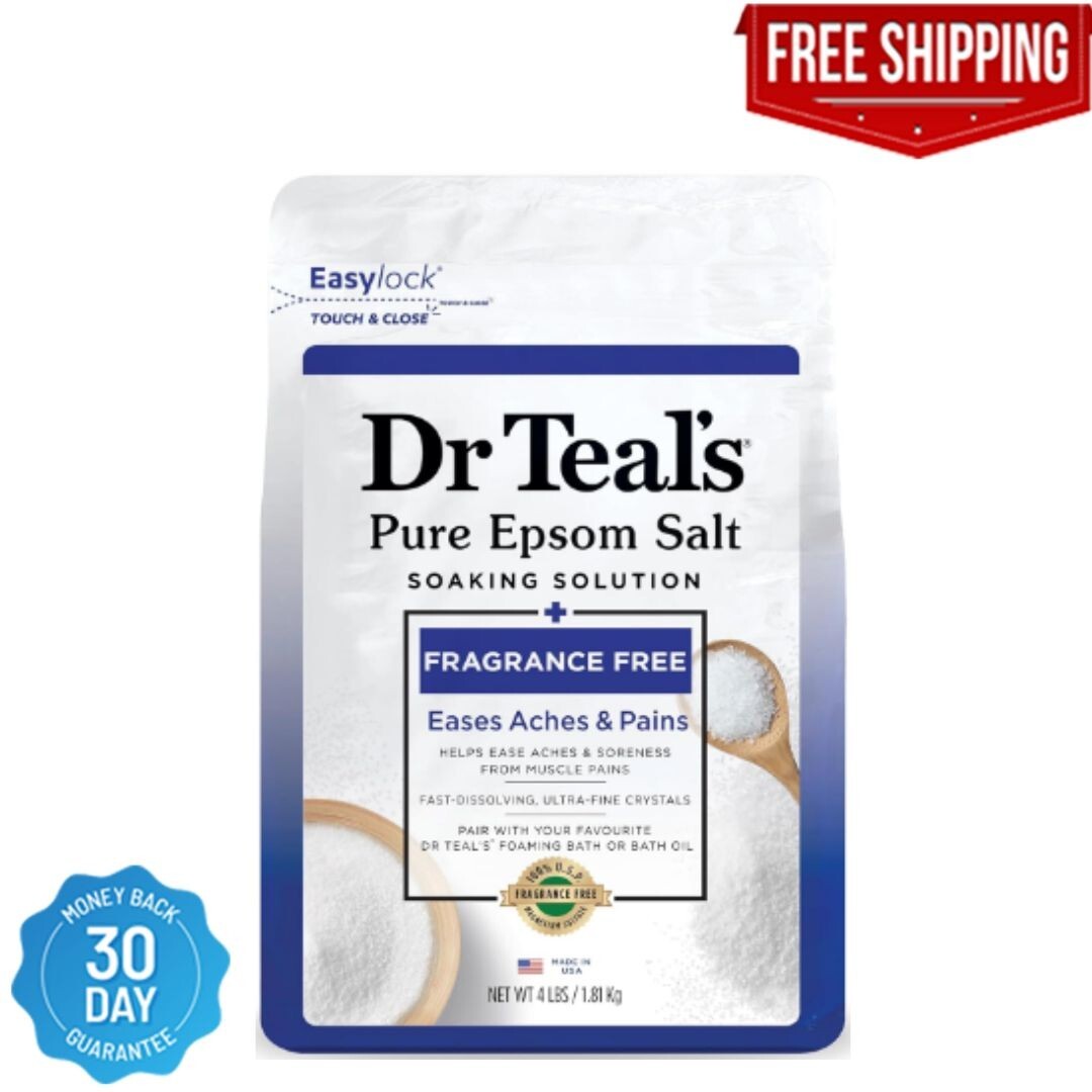 Epsom Salt for Soaking - Natural Sulfate for Muscle Relief & Detox