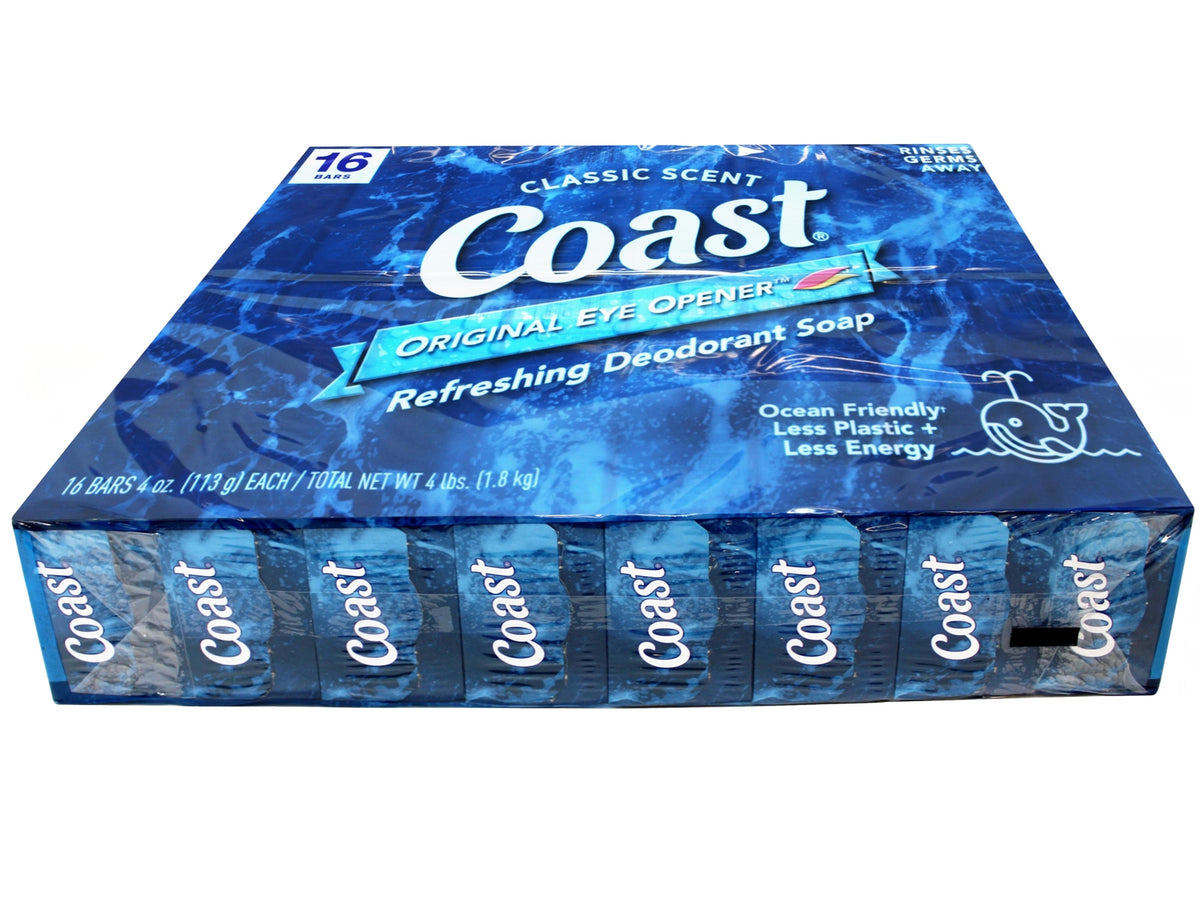 Deodorant Bar Soap Pack - Refreshing Classic Scent, 16 x 4 oz Bars