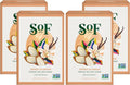 Vegan Triple Milled Bar Soap with Shea Butter & Sweet Almond - 6 oz x4