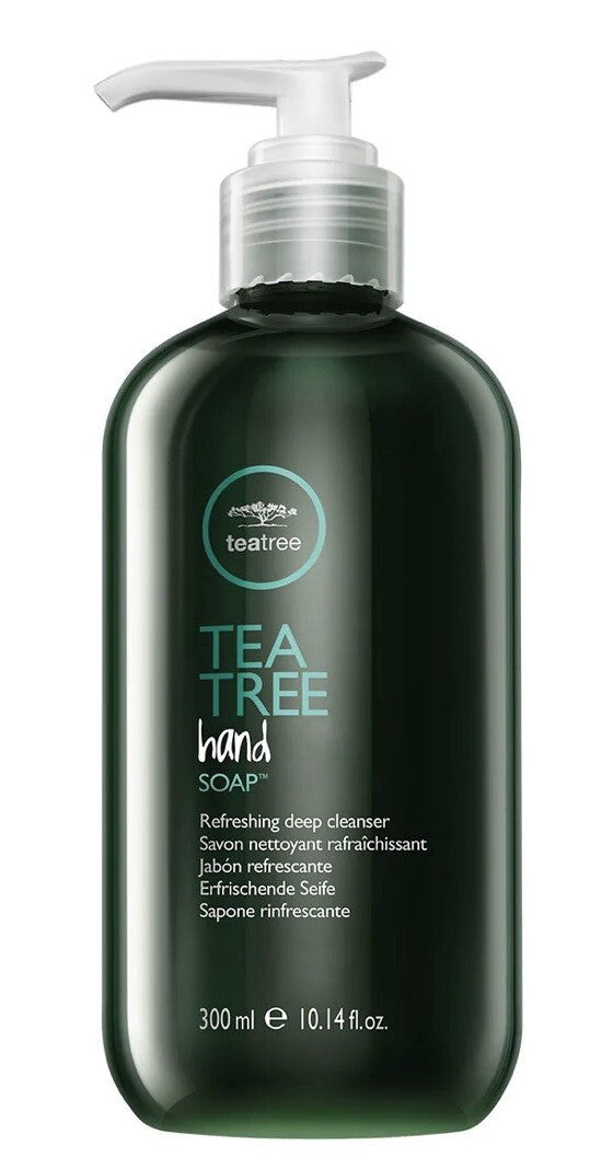 Liquid Hand Soap with Tea Tree Oil - Refreshing Deep Cleanser 10.14 oz