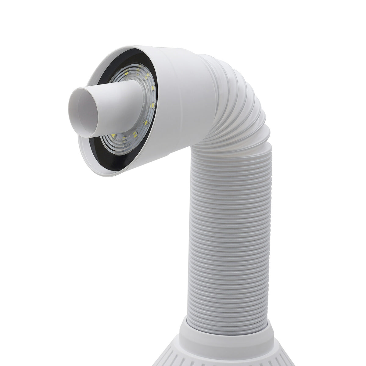 230W Tabletop Nail Dust Collector with 360° Rotating Hose & Filter
