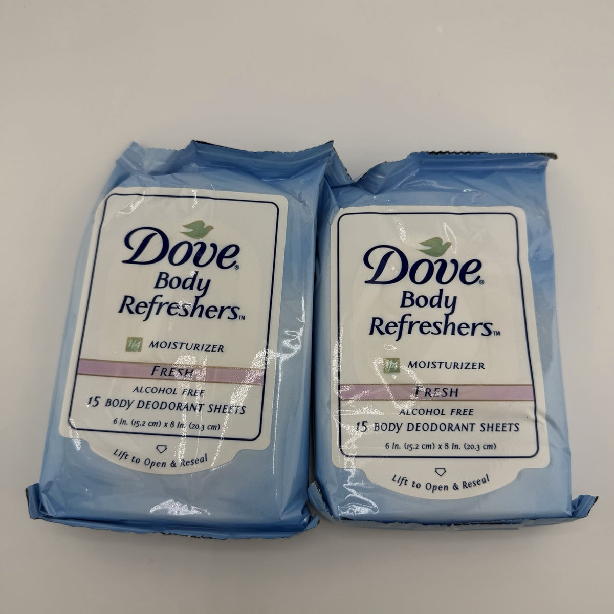 Dove Body Refreshers Deodorant & Moisturizer Sheets - 30 Sheets, Original Scent