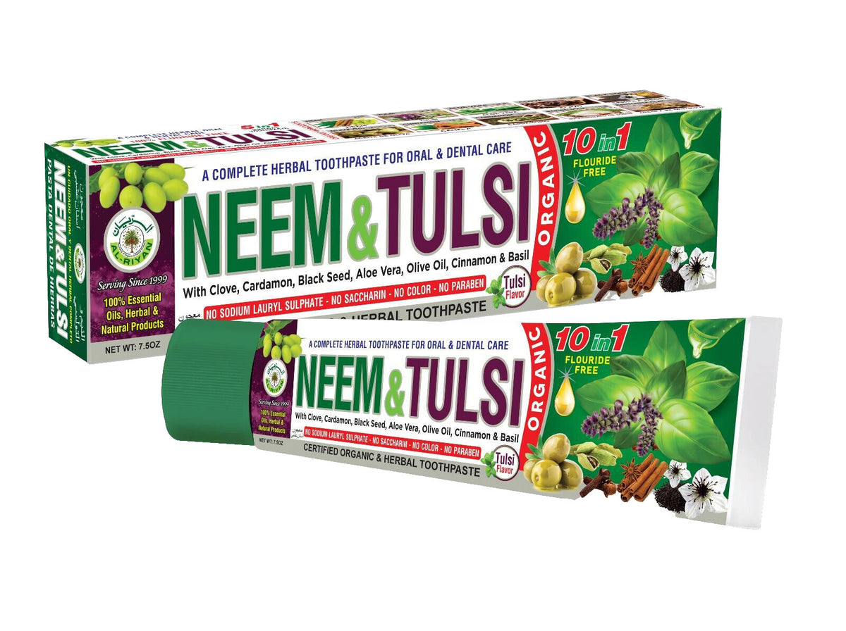 Organic Herbal Toothpaste Set - Fluoride-Free, Deep Clean & Refreshing