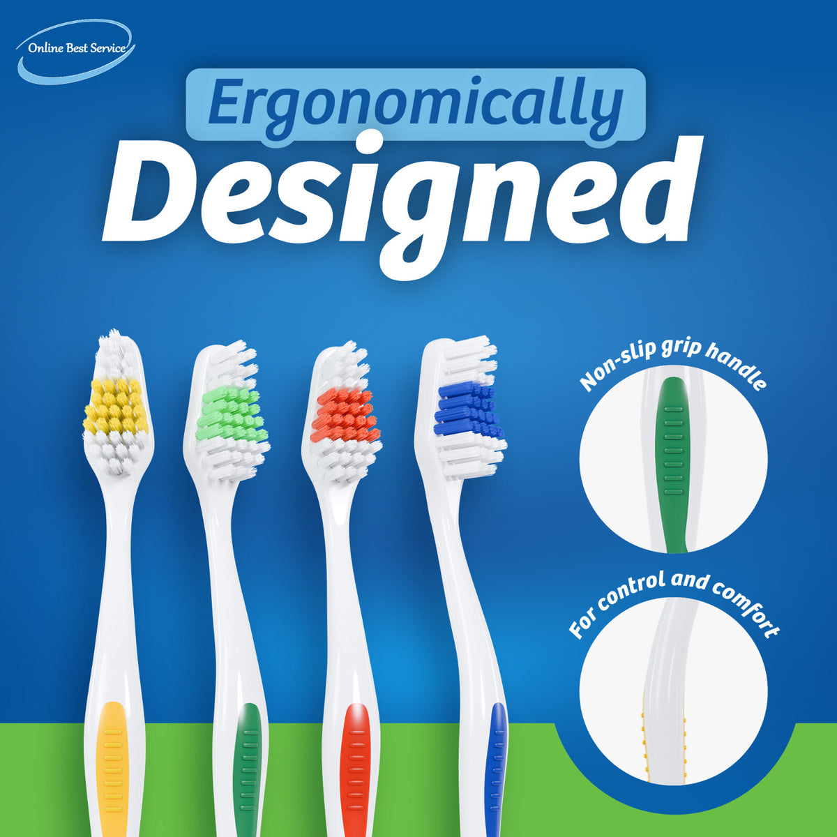 Bulk Pack of 100 Medium Soft Disposable Toothbrushes for Travel and Office Use