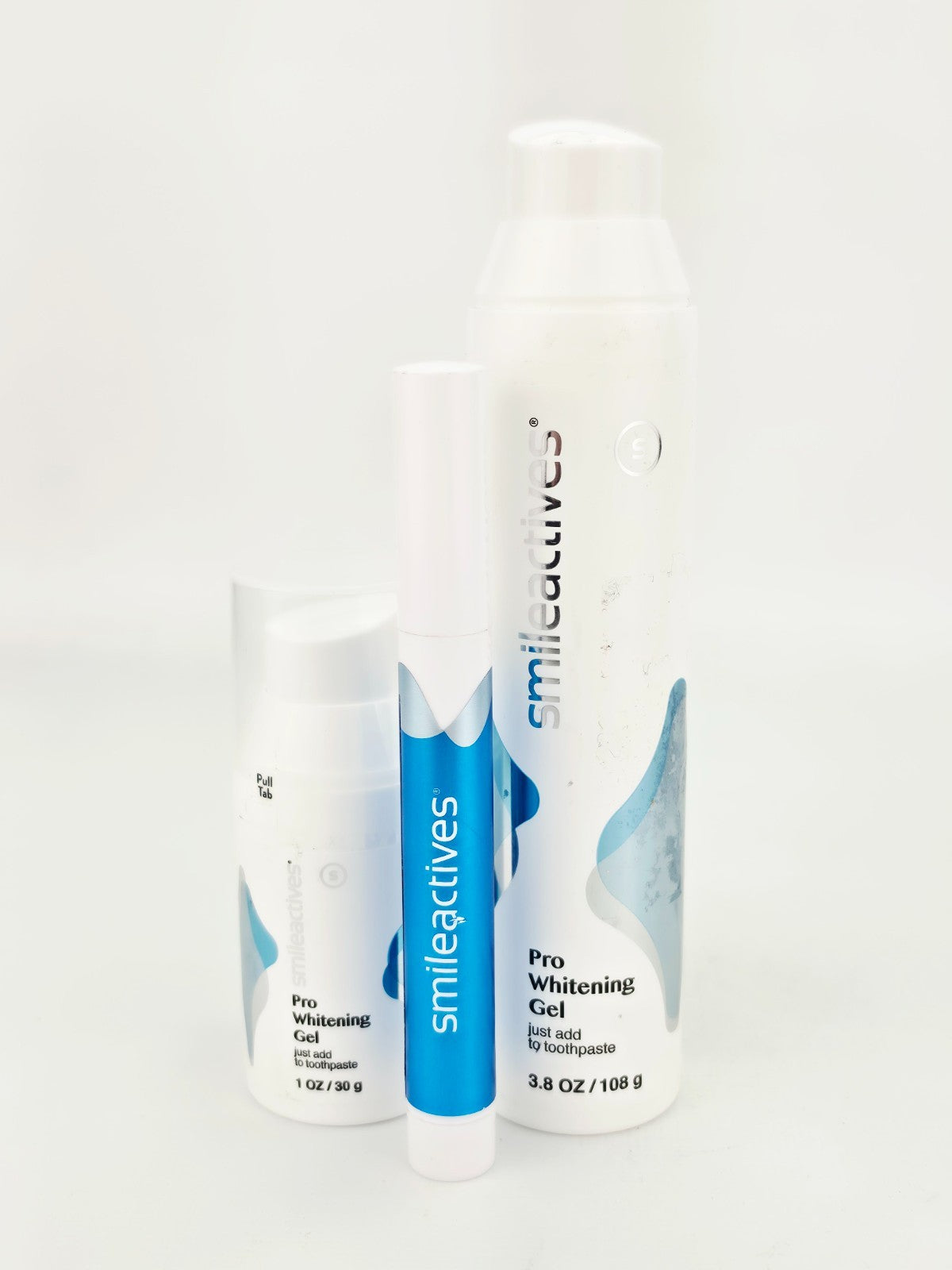 Gel Add To Toothpaste Brighter Smile 3pc Set