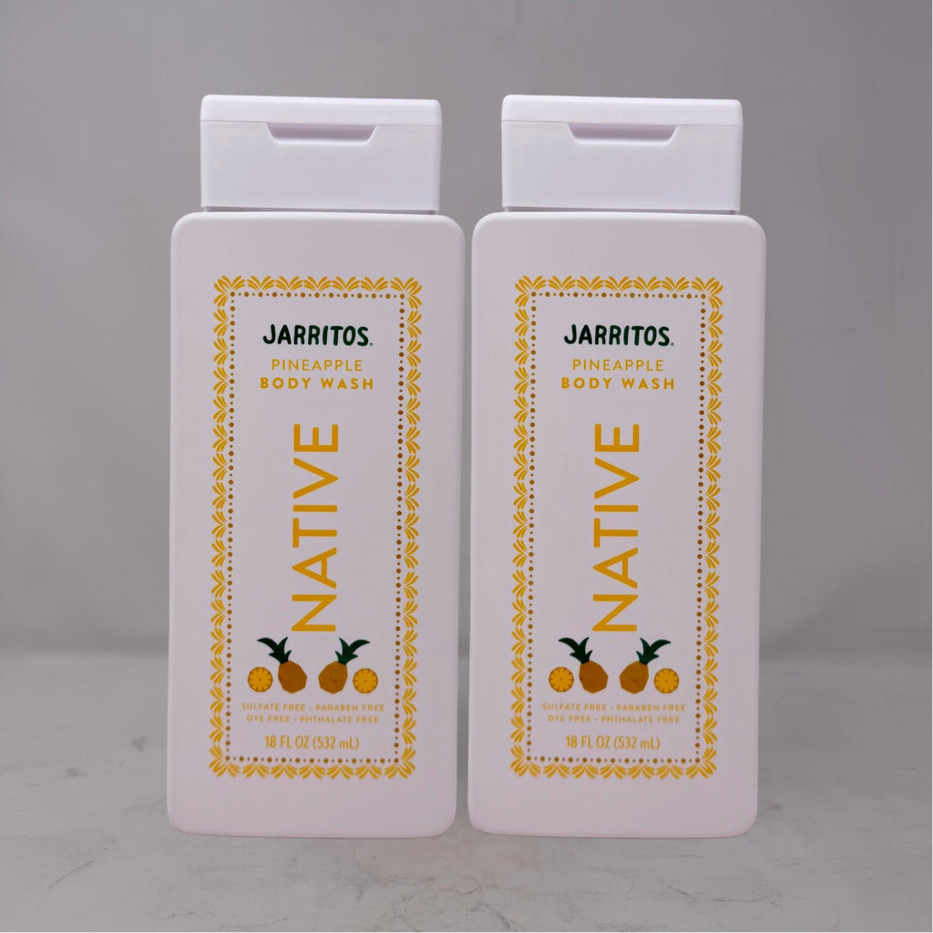 Native x Jarritos Pineapple Limited Edition Body Wash 18oz – Tropical Fragrance