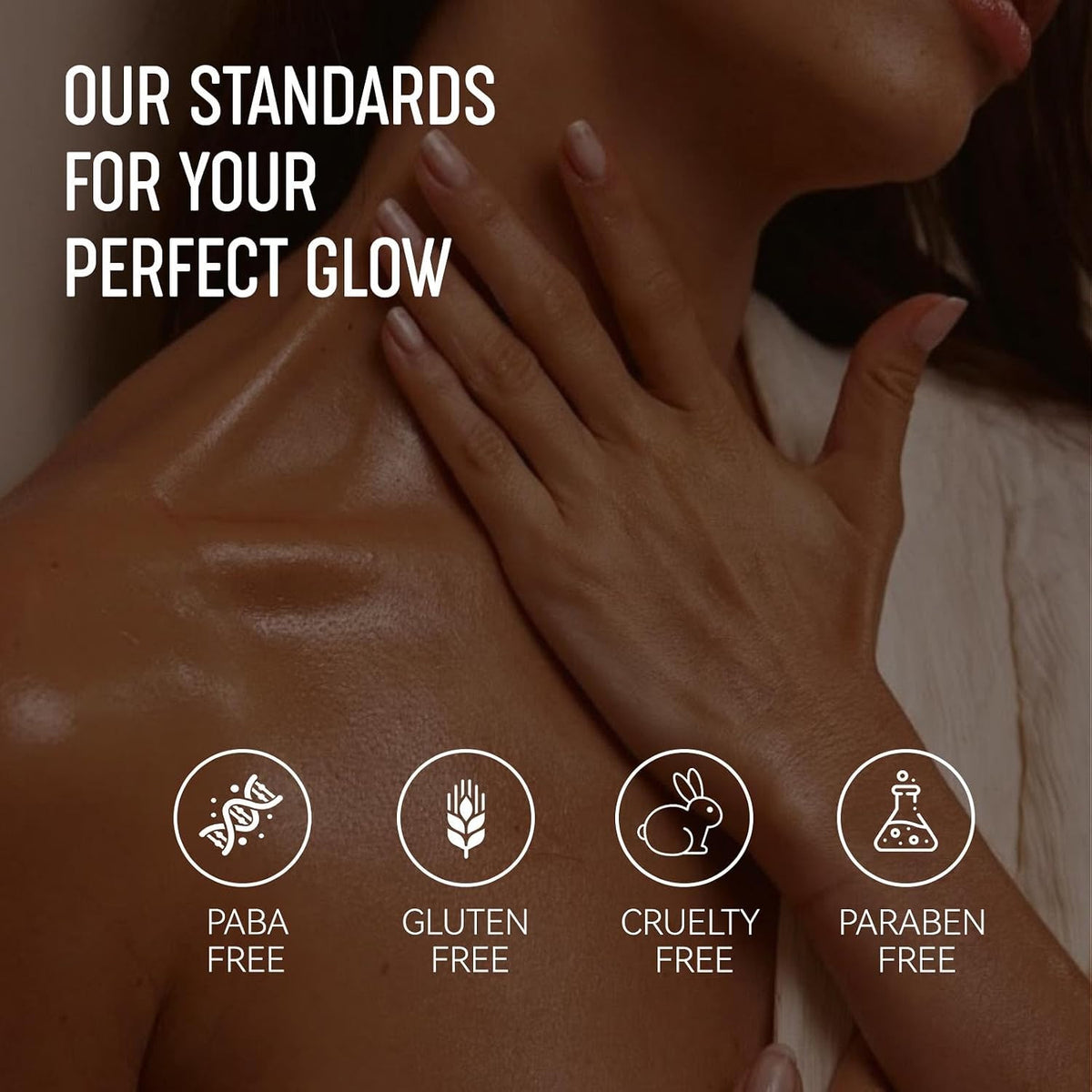 Natural Tanning Accelerator Gel for Deep Bronze Glow - Hydrating Sun Tan Booster